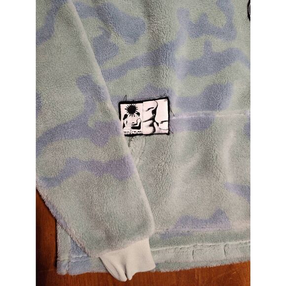 THE SHERPA DYED PATCH HOODIE BY JUNGLES WITH J FERG ART SIZE MEDIUM - Picture 12 of 14